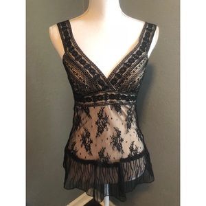 Guess Black/Nude Lace Cami